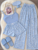 Floral Three-Piece Cami Pyjama Set — image 1