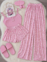 Floral Three-Piece Cami Pyjama Set — image 2
