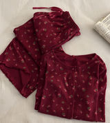 Floral Button-Front Shorts Pyjama Set — image 4