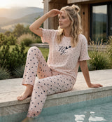 Printed Short-Sleeve Pyjama Set — image 2