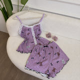 Lace-Trim Cami & Shorts Pyjama Set — image 3