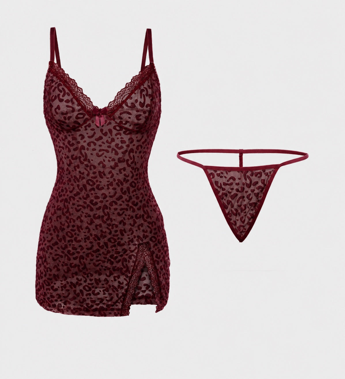 NO1285 women's lace camisole sleep dress wholesale - image 3